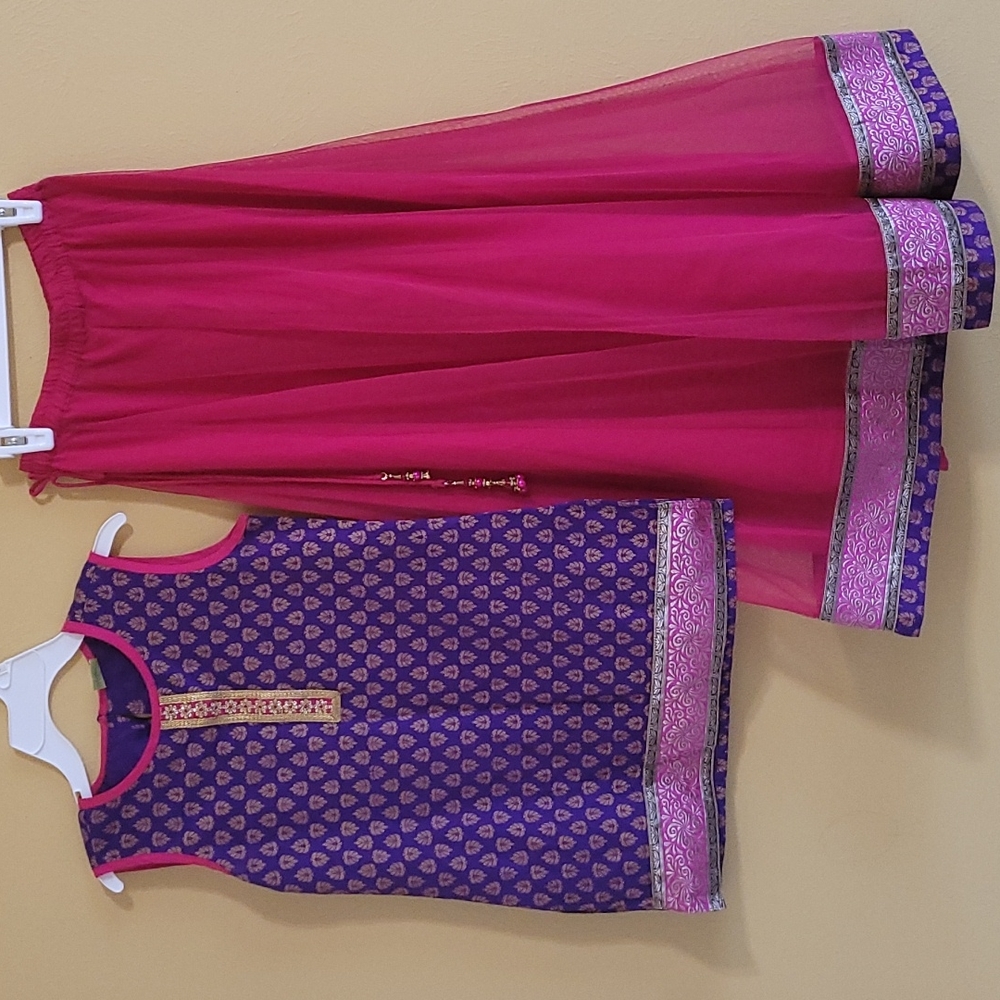 Girls kurta lehenga - Picture 5 of 16
